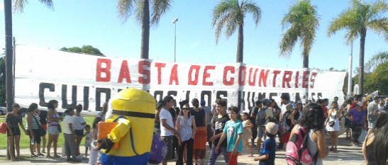 Movilización en Tigre a mediados de noviembre. (Foto: Fernando Poggi)